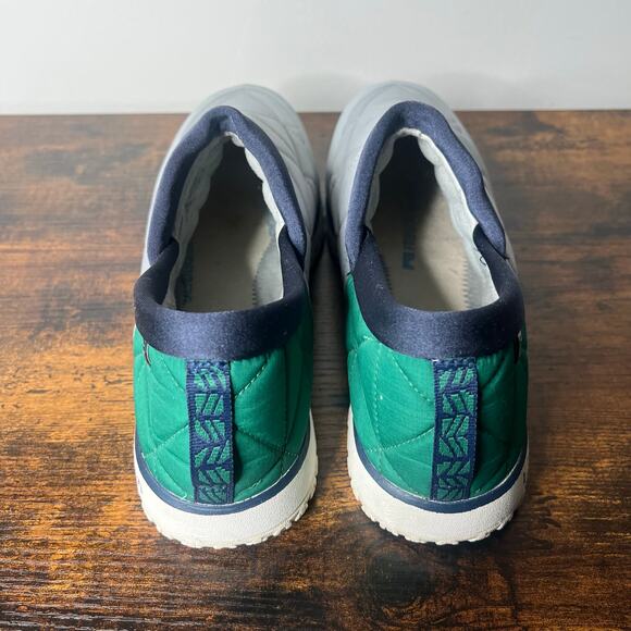 L.L. Bean Ultralight PrimaLoft Slip-Ons Green Grey Men's 12 Medium *No Insert* - Picture 6 of 10